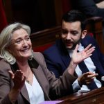 Marine le Pen heureuse