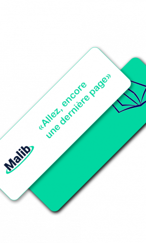 Marque-page grand vert